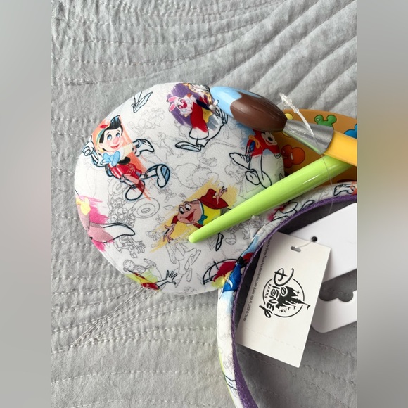 Disney Parks 2020 Ink & and Paint Minnie Mickey Mouse Ears Headband Dumbo NWT - Picture 3 of 8